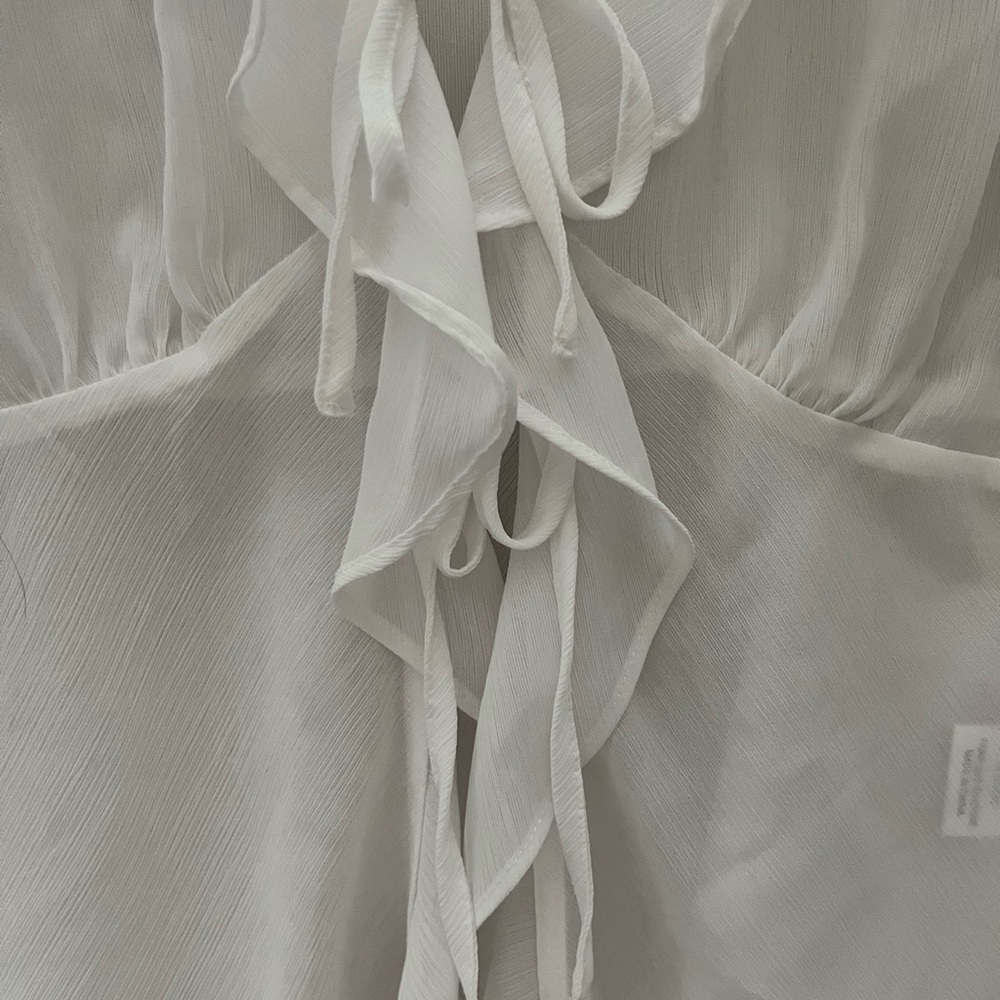 Maison d’Amelie Sheer Blouse Sz S - Picture 7 of 12